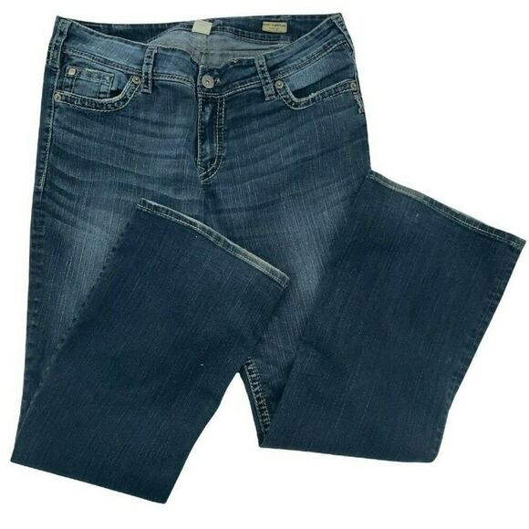 Silver Jeans Suki Surplus Men Sz W36/L34 Bootcut Light Wash Button Pockets Denim - Picture 3 of 10